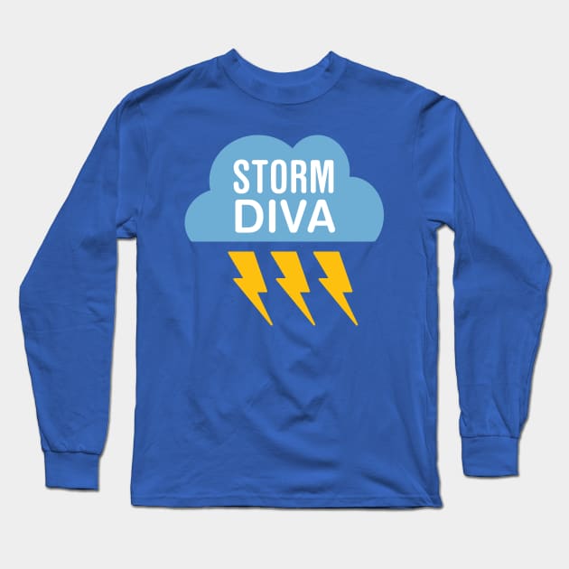 Storm Diva Long Sleeve T-Shirt by oddmatter